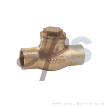 Brass swing check valves